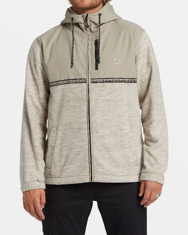 Designer Style Boundary Lite Zip Hoodie - Oatmeal Heather
