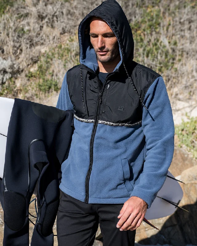 Leisure Travel Boundary Lite Zip Hoodie - Slate Blue