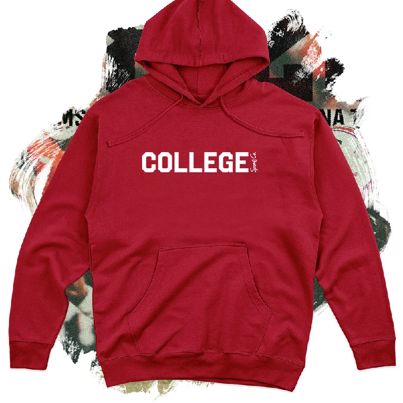 Soft Casuals College Sports Football Co Midweight Hoodie