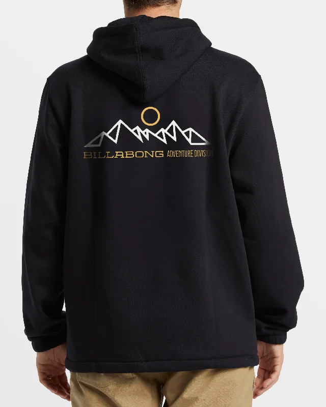 Modern Comfort Wear Compass Pullover Sweatshirt - Black