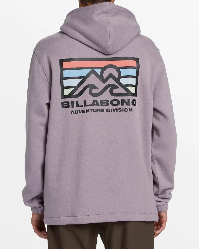Cute Style Compass Hoodie - Purple Ash