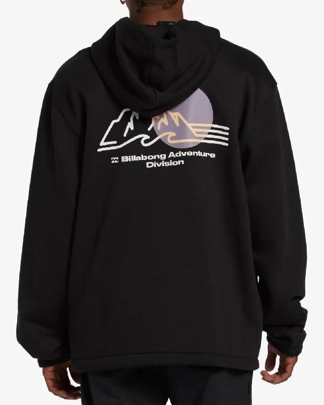 Free And Casual Compass Pullover Sweatshirt - Black