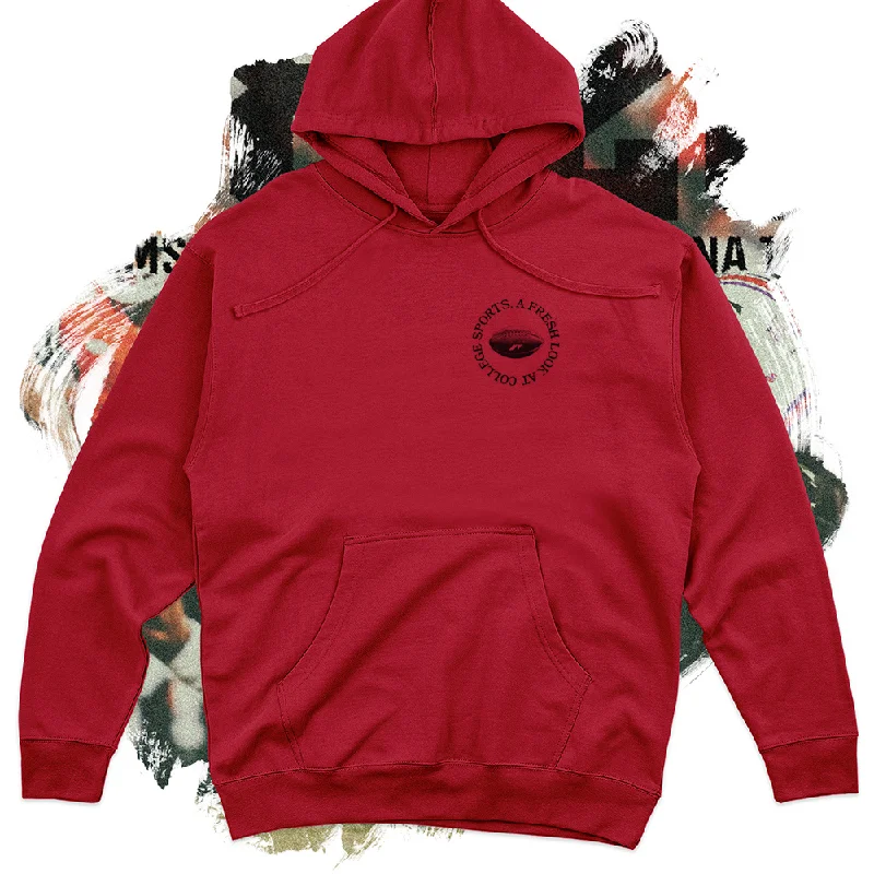 Casual Fit A Fresh Look Football Black Midweight Hoodie