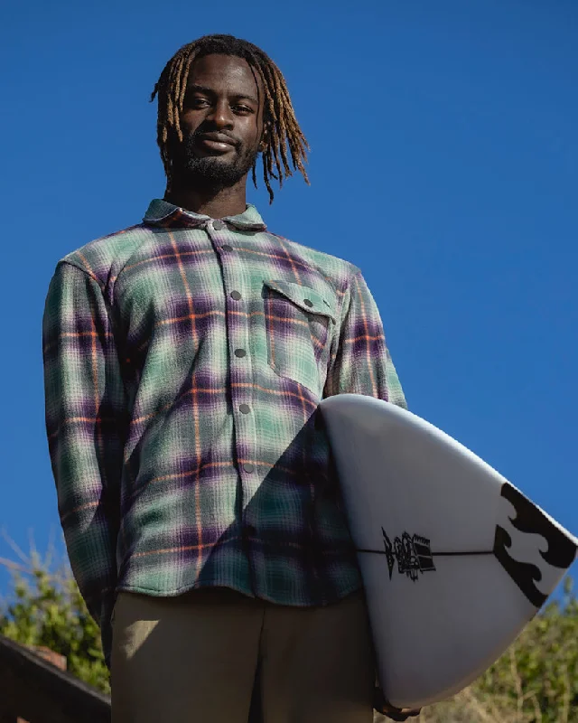 Comfortable And Simple A/Div Furnace Flannel Shirt - Desert