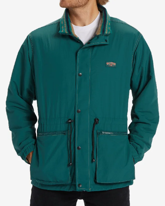 Short Design Gnaraloo Reversible Jacket - Deep Teal