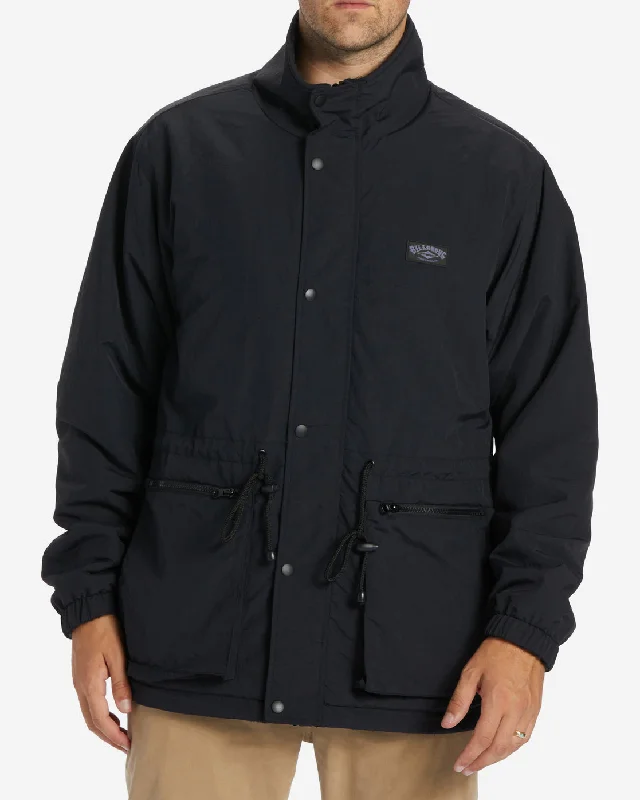 Soft And Comfortable Gnaraloo Reversible Jacket - Black