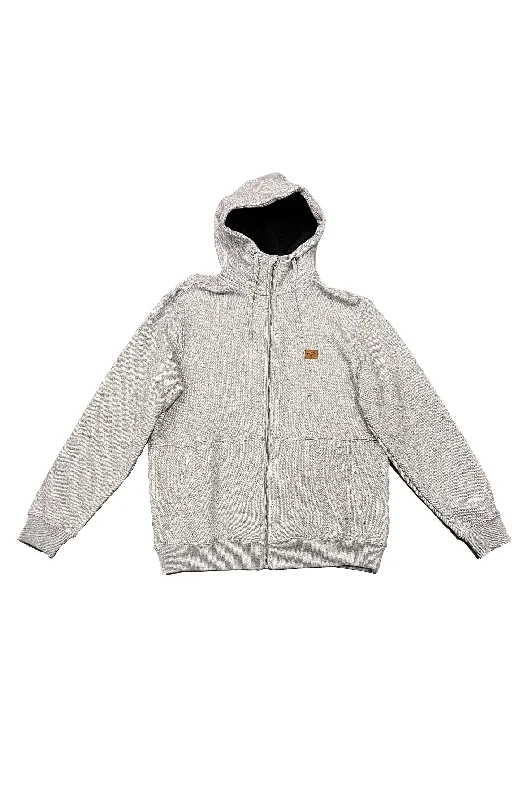 Elegant And Lazy Hudson Zip Hoodie - Grey Heather