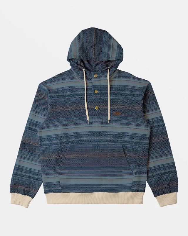 Loose Fit Rancho Hoodie - Dusty Teal