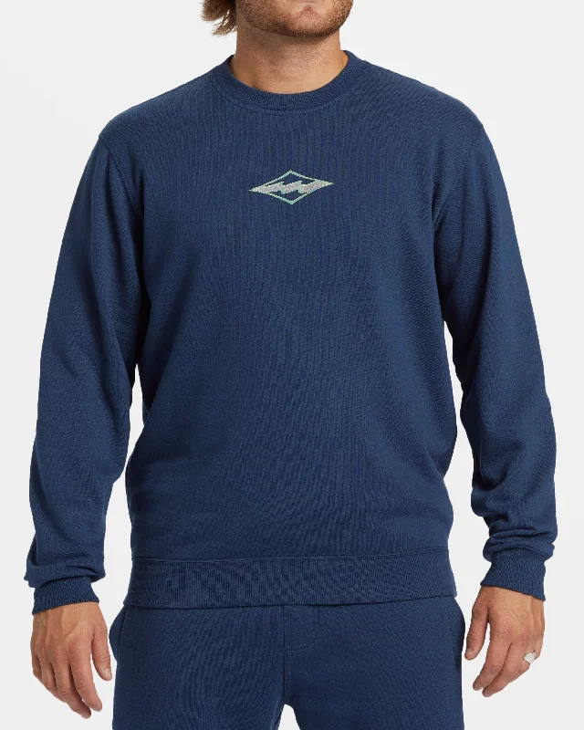 Comfortable And Casual Shorebird Crew Sweatshirt - Dark Blue
