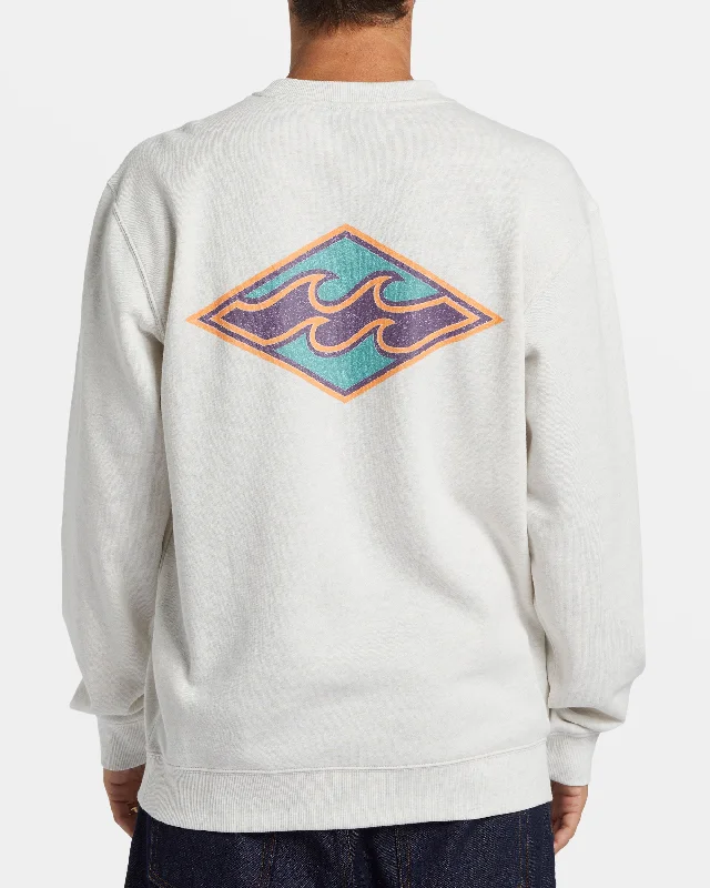Cool Summer Short Sands Crewneck Sweatshirt - Light Grey Heather