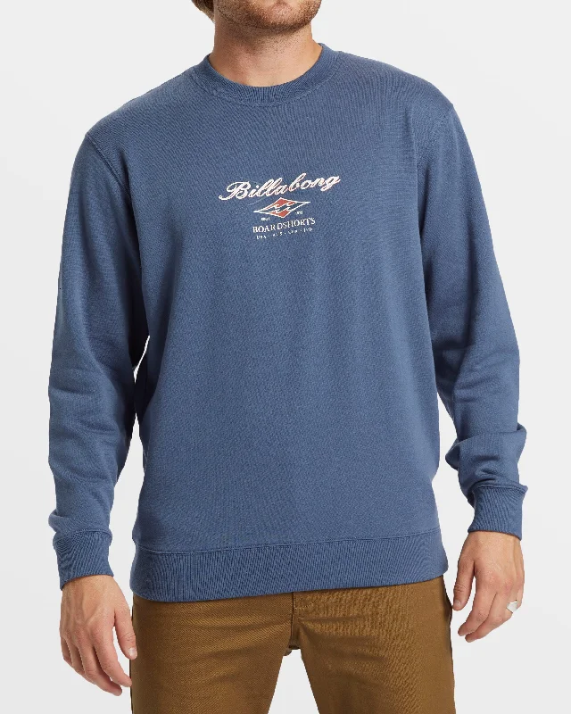 Windbreaker fashion Short Sands Crew Sweatshirt - Slate Blue