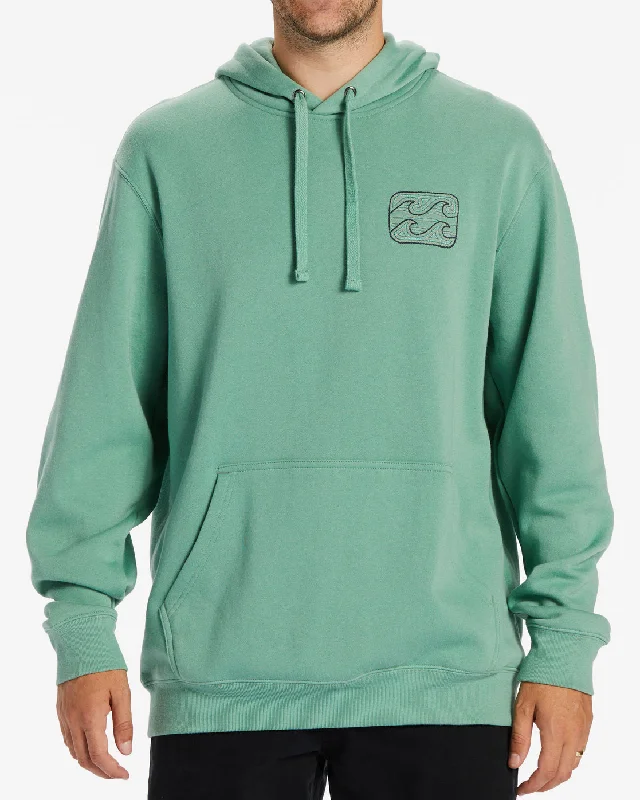 French Style Short Sands Hoodie - Dusty Green