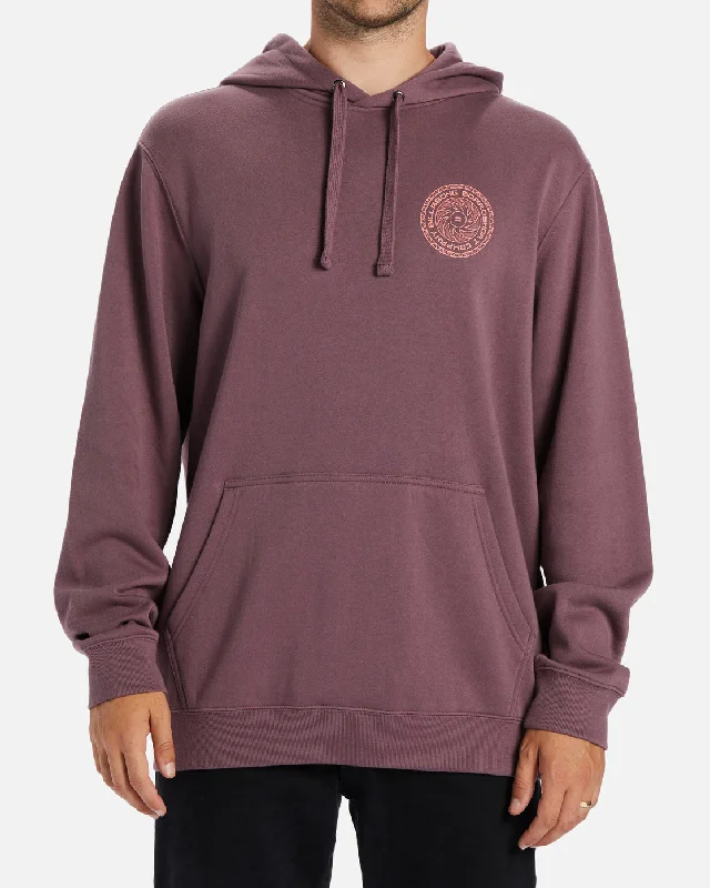 High Street Style Short Sands Hoodie - Vintage Violet