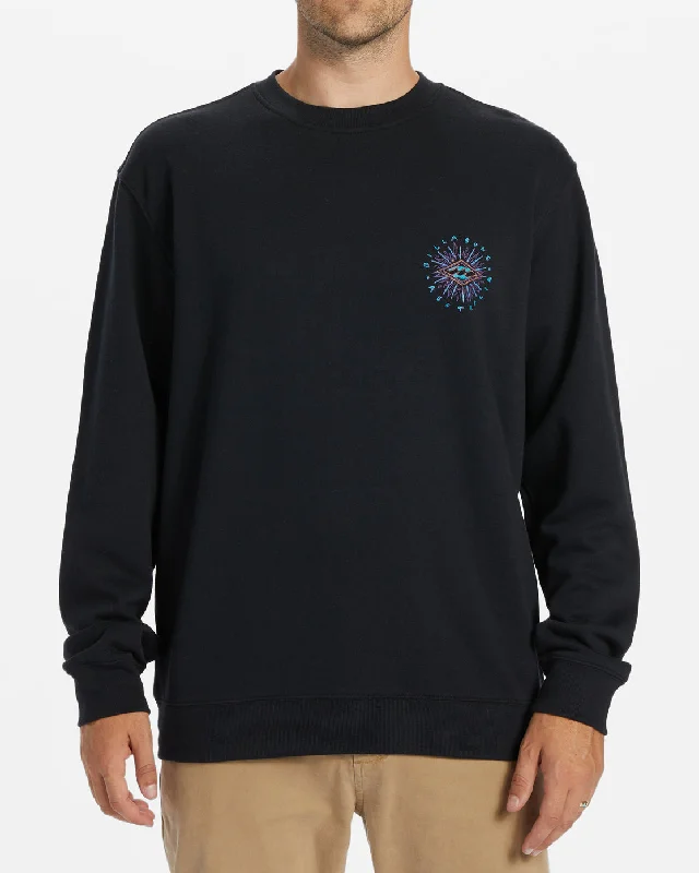 Classic Retro Short Sands Sweatshirt - Black
