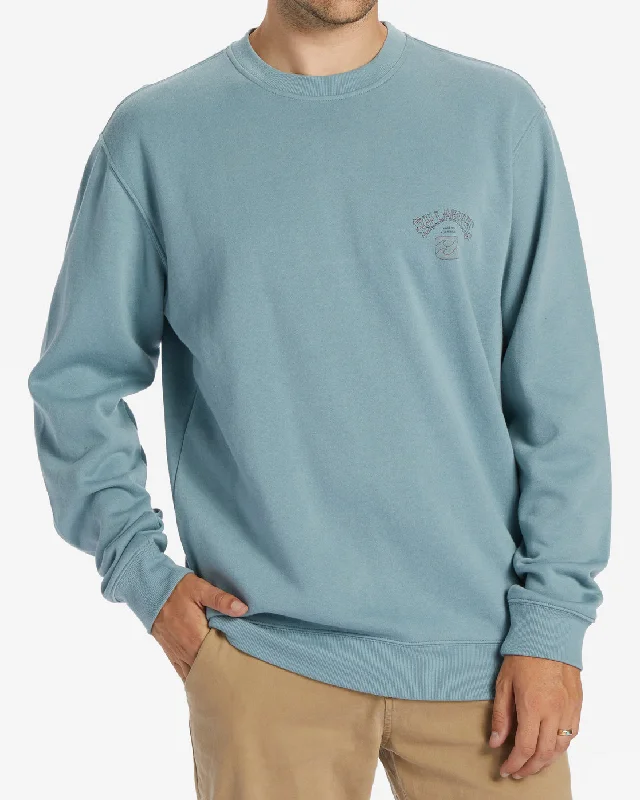 Avant-garde Design Short Sands Sweatshirt - Washed Blue