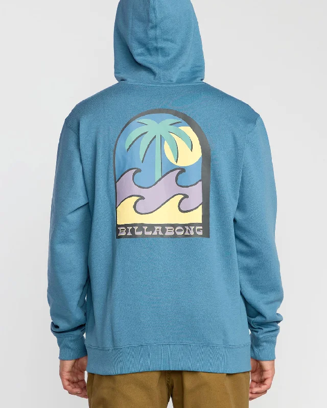 Unique Prints Tombstone Hoodie - Glacier Blue