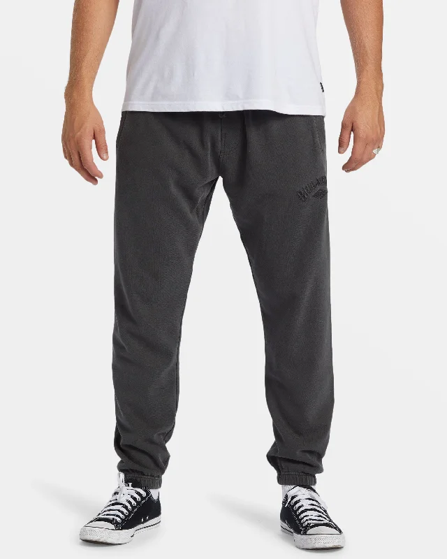 Design Perception Wave Washed Elastic Waist Sweatpants - Raven
