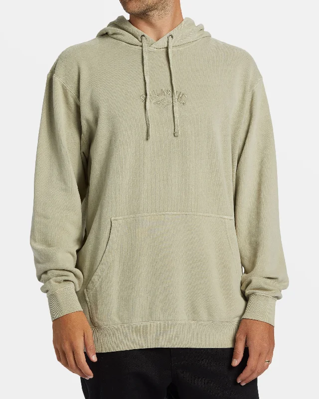 Stunning Fashion Wave Washed Hoodie - Oyster