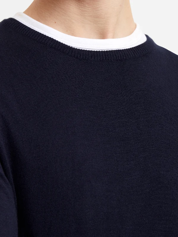 Light Layers Crew Neck Knitted Jumper