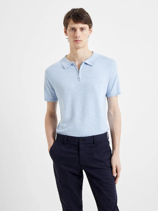 Innovative Design Half Zip Polo Shirt