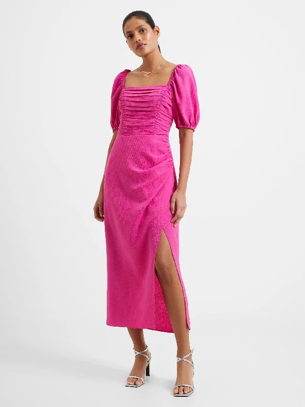 Knitted Design Afina Verona Ruched Midi Dress