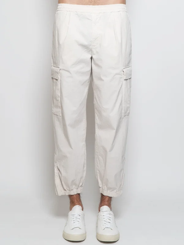 Carefree Pantaloni Cargo con Elastico Carta
