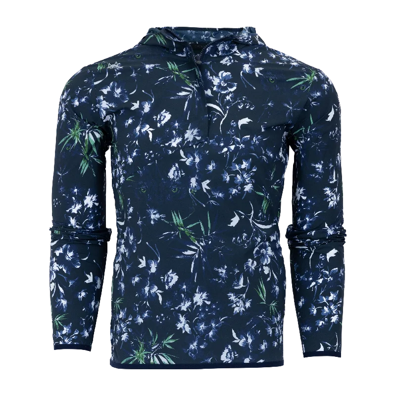 High-end Sense Dark Floral Newago Pac Lite Jacket