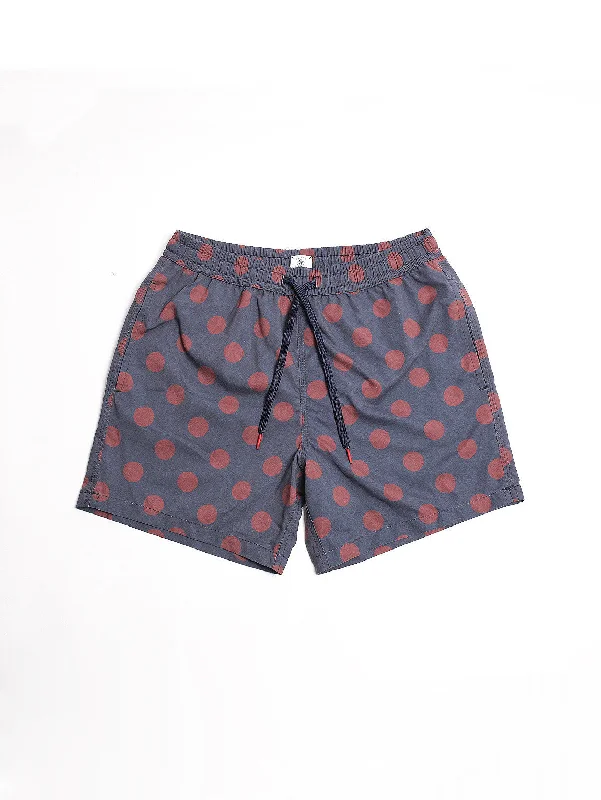 Fashion And Simplicity BOXER POIS Blue Navy/Burgundy