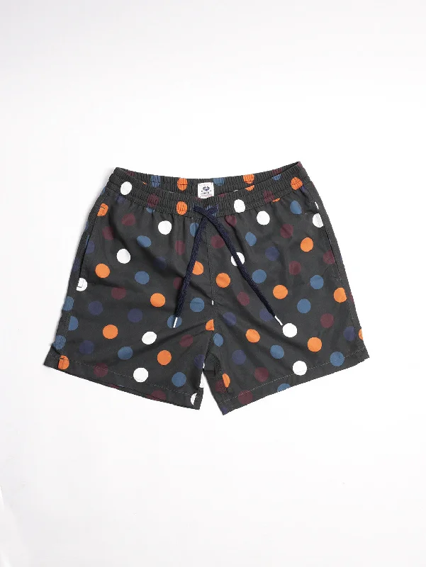 Unique Fashion Boxer Pois Multicolor Green Forest