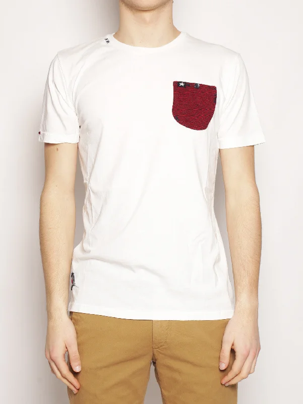 Leisure Sports T-Shirt Classic Pocket  Off White
