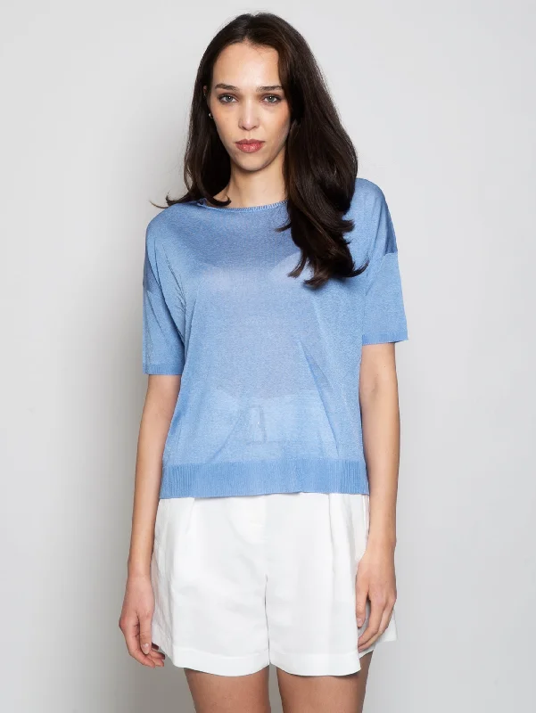 Classic Series Maglia in Viscosa Blu