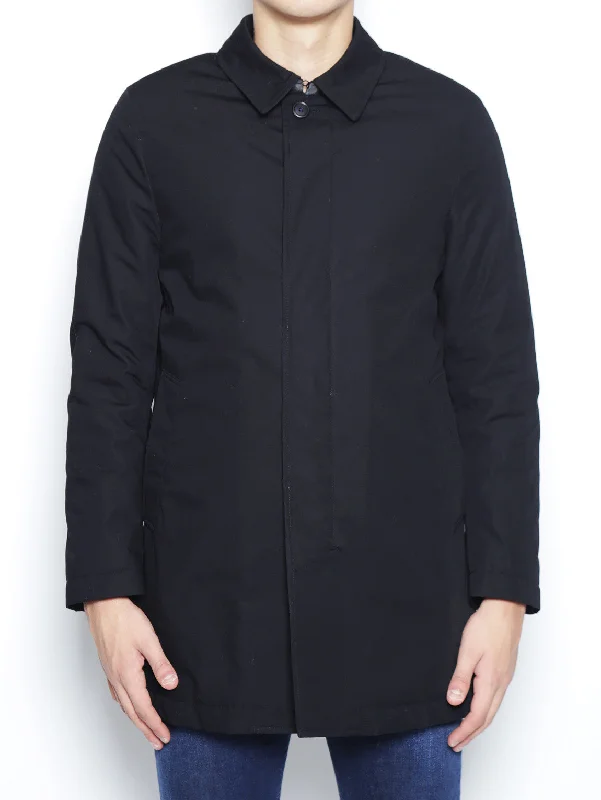 Relaxed Wear Cappotto in cordura con imbottitura Nero