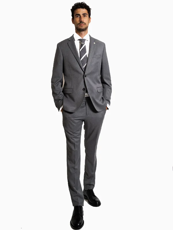 Soft Wearables Completo in Techno Viscosa Drop 8 Grigio