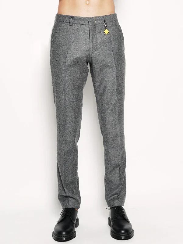 Cool Style Pantalone elegante in lana Grigio