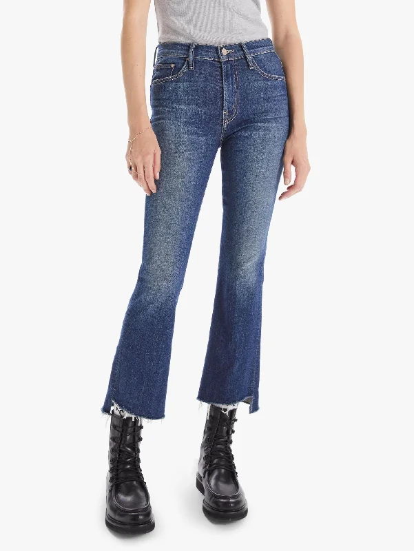 Advanced Customization Denim Bootcut con Orlo Sfrangiato Blu