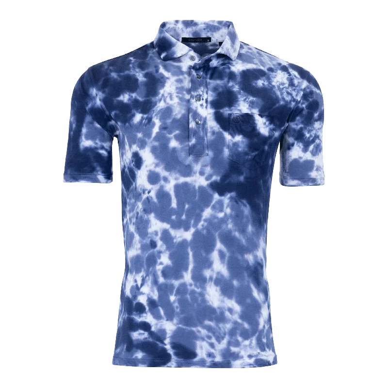 Minimal Style Tie Dye Spirit Polo