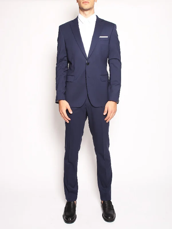 Chic Comfort Abito in Lana Blu