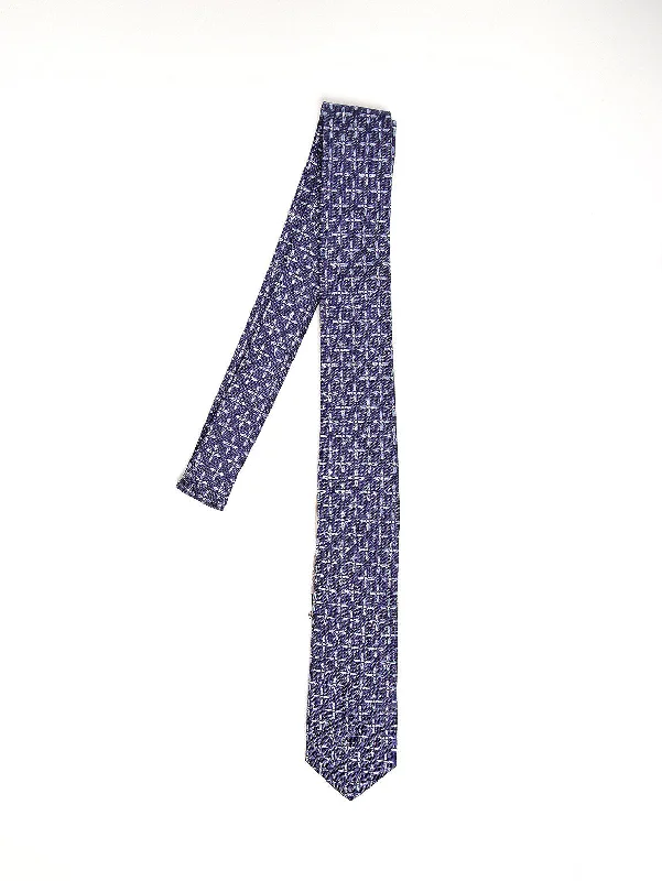 Daily Comfort Cravatta Floreale Blu/Celeste