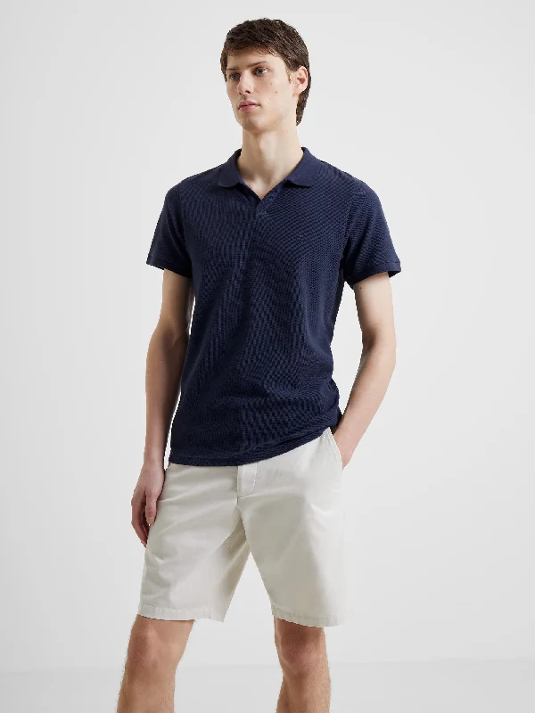 Exquisite Tailoring Pique Micro Polo Shirt