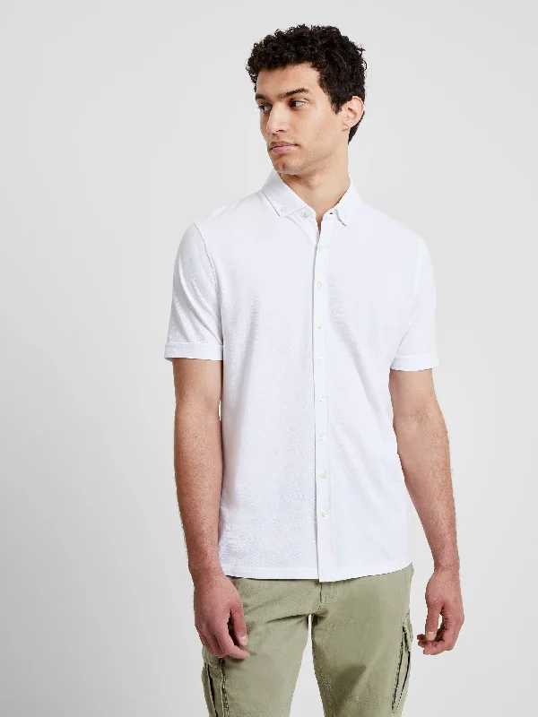 Relaxed Chic Pique Oxford Shirt