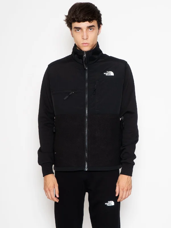 Cozy Fitting Gilet in Pile Nero