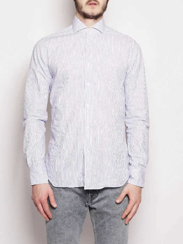 Fashionable Items Camicia a Righe Blu / Bianco