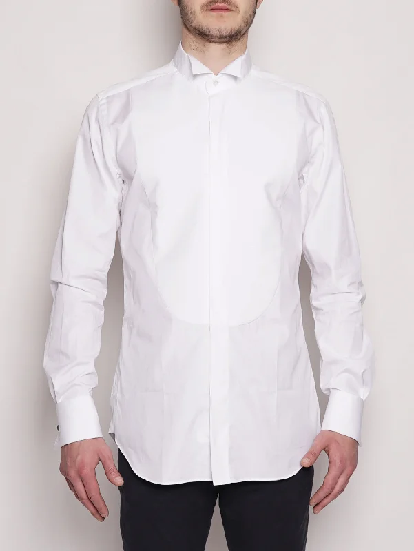 Perfect Tailoring Camicia con Polso Gemello Bianco