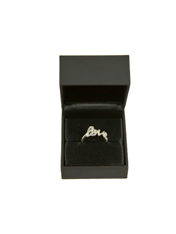Simple Style Zoe & Morgan - LOVE RINGS ARGENTO