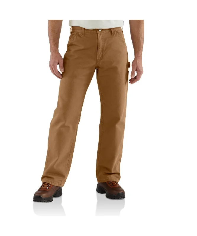 Advanced Design Carhartt B111 Washed Duck Flannel-Lined Work Dungaree - Carhartt Brown