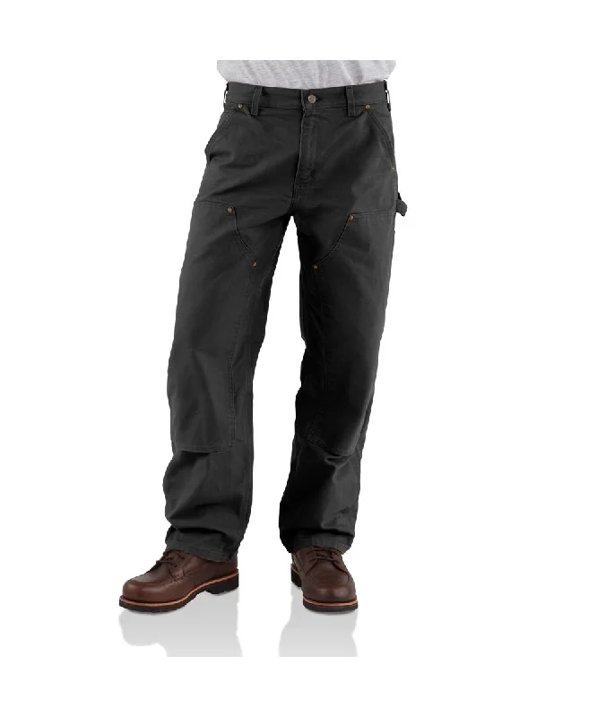 Personal Charm Carhartt B136 Double Front Washed Duck Dungaree - Black