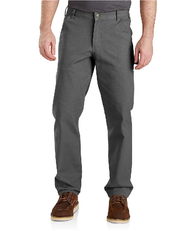 Romantic Temperament Carhartt Men’s Rugged Flex Relaxed Fit Duck Dungaree - Gravel