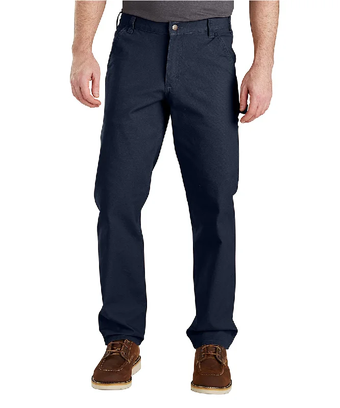 Must-have For Autumn And Winter Carhartt Men’s Rugged Flex Relaxed Fit Duck Dungaree - Navy