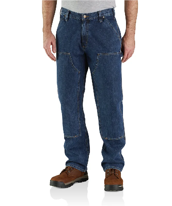 Sweet Style Carhartt Men's Loose Fit Double Front Utility Jeans - Canal