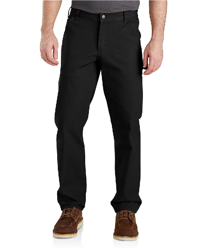 Personalized Wear Carhartt Men’s Rugged Flex Relaxed Fit Duck Dungaree - Black